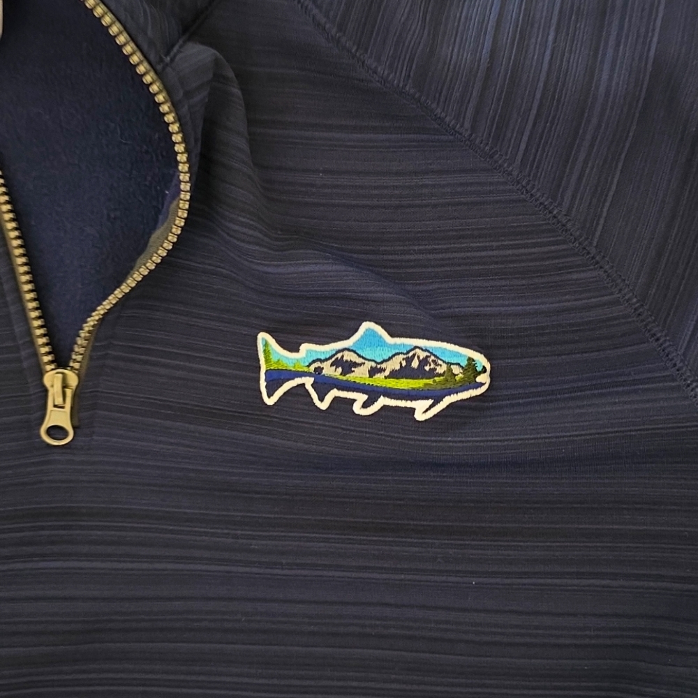 Ouray Trout Quarter Zip Light Sweater L